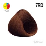 رنگ مو آکوارلی سری بلوند مسی طلایی (AUTUNNO) کد AQ 7RD