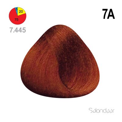 رنگ مو آکوارلی سری بلوند توتی فروتی (TUTTI FRUTTI) کد AQ 7A